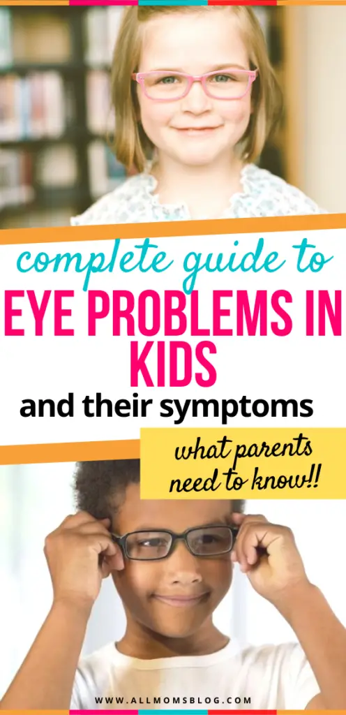 eye problem in children and their symptoms. common eye health issues in kids and what parents can do about them.