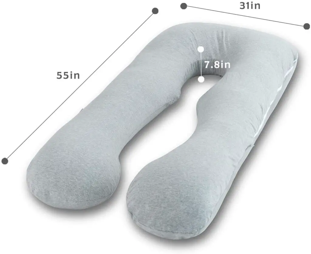 AngQi U-Shaped Pregnancy Pillow